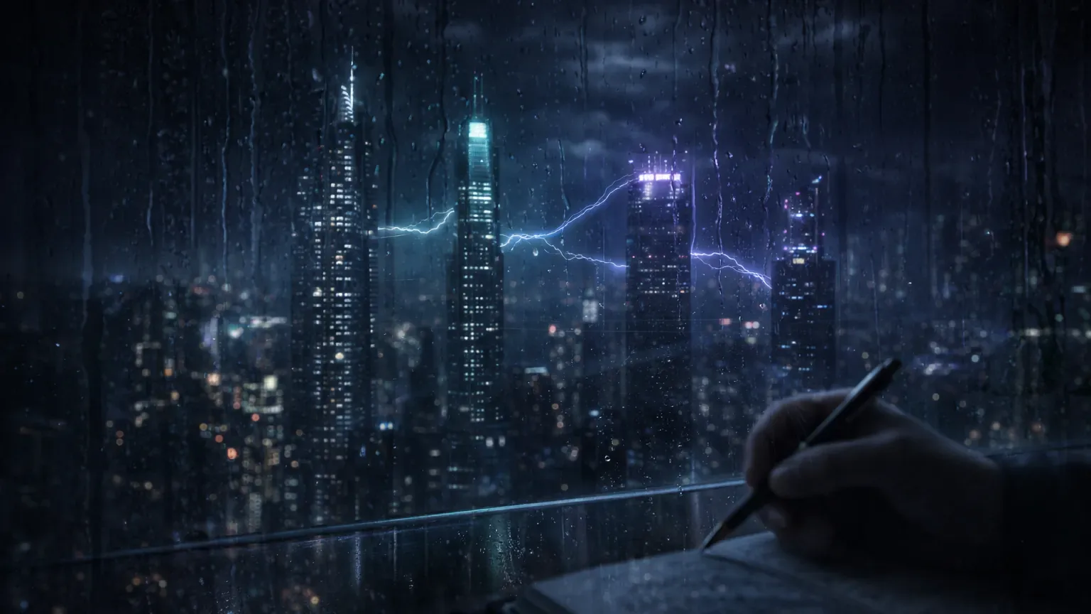 Atmospheric depiction of different crypto futures exchanges behaving differently during market stress