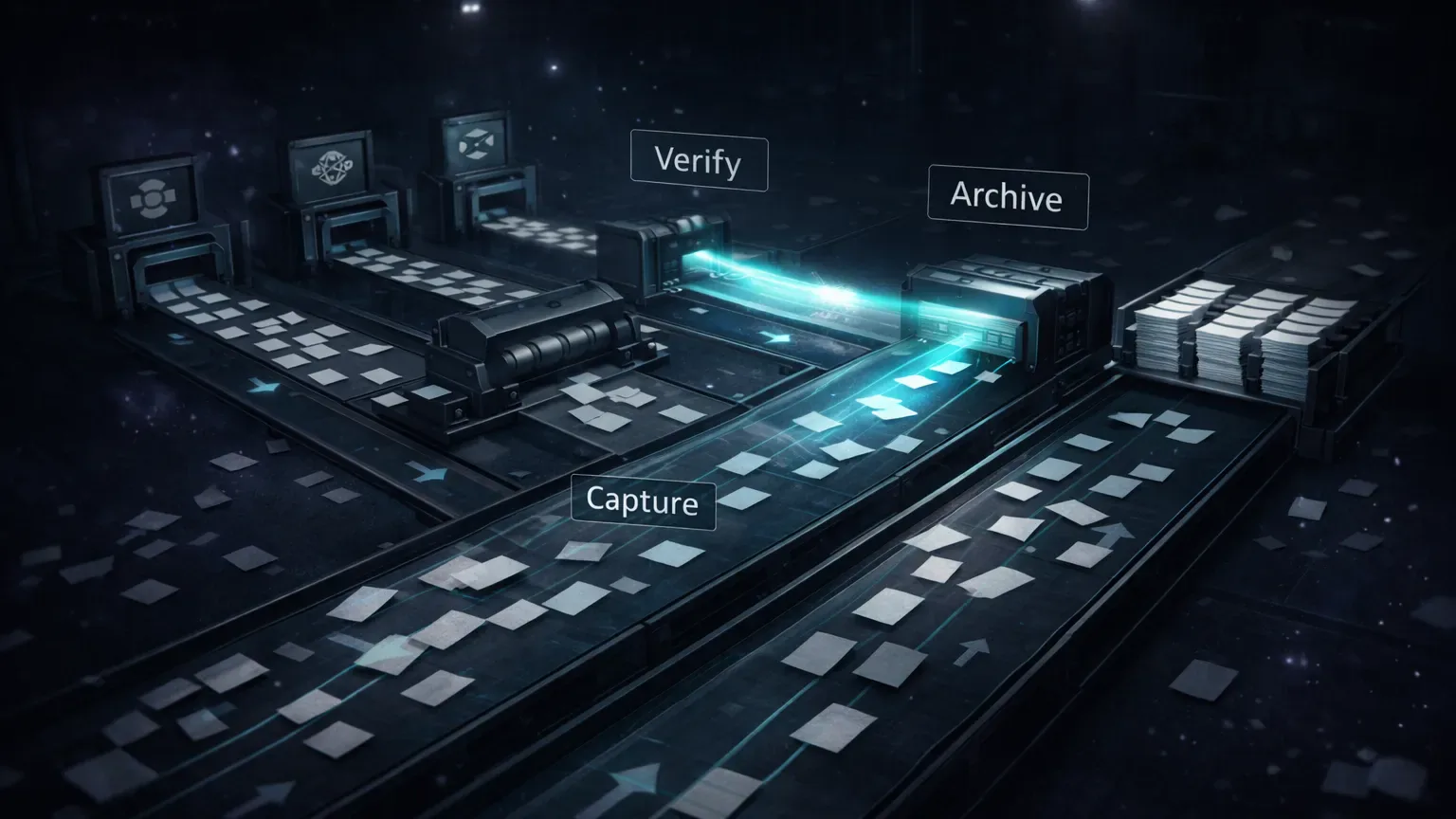 Automation concept showing complete trade capture and unbiased dataset integrity across multiple crypto exchanges