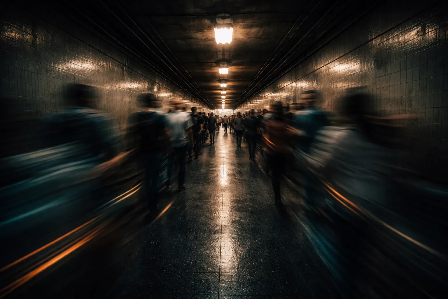 Atmospheric image showing the restless momentum and compulsive overactivity behind overtrading in crypto futures