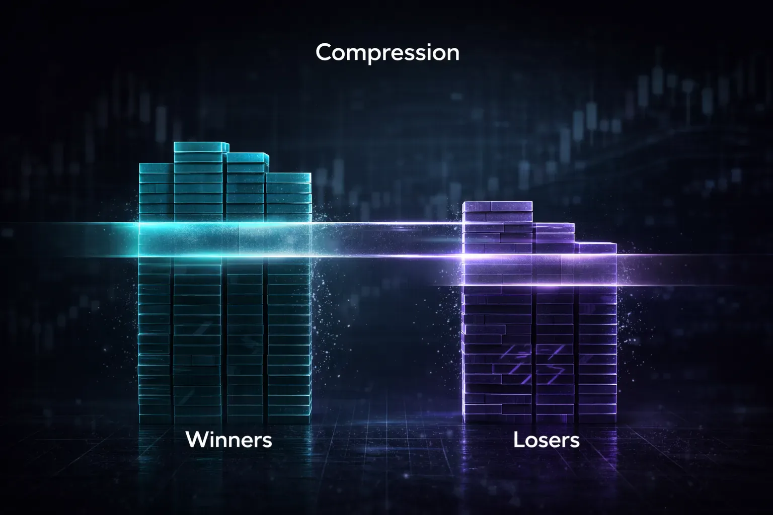 Visual explanation of how fees compress small wins and distort expectancy in high-frequency scalping