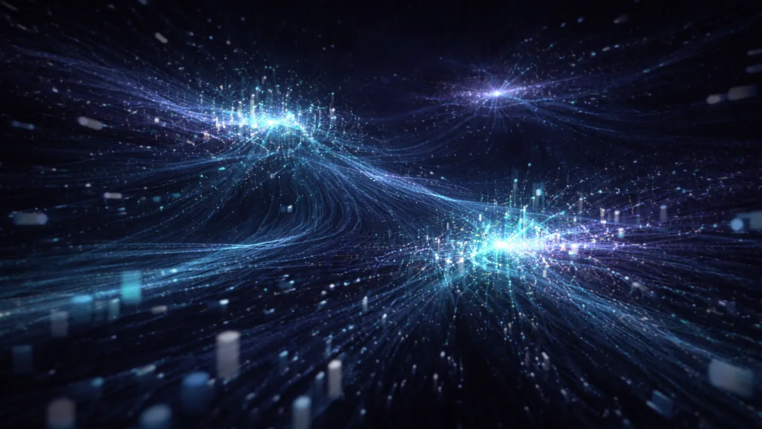 Market liquidity currents pulling clusters of order flow into dense zones representing funding pressure in crypto futures markets