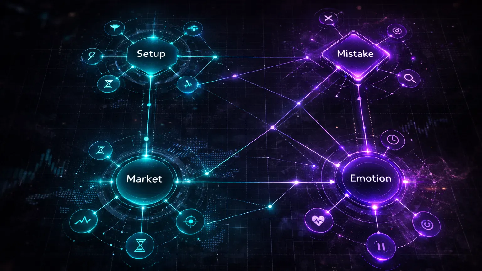 Tagging system diagram that turns free-text journaling into structured data for pattern analysis