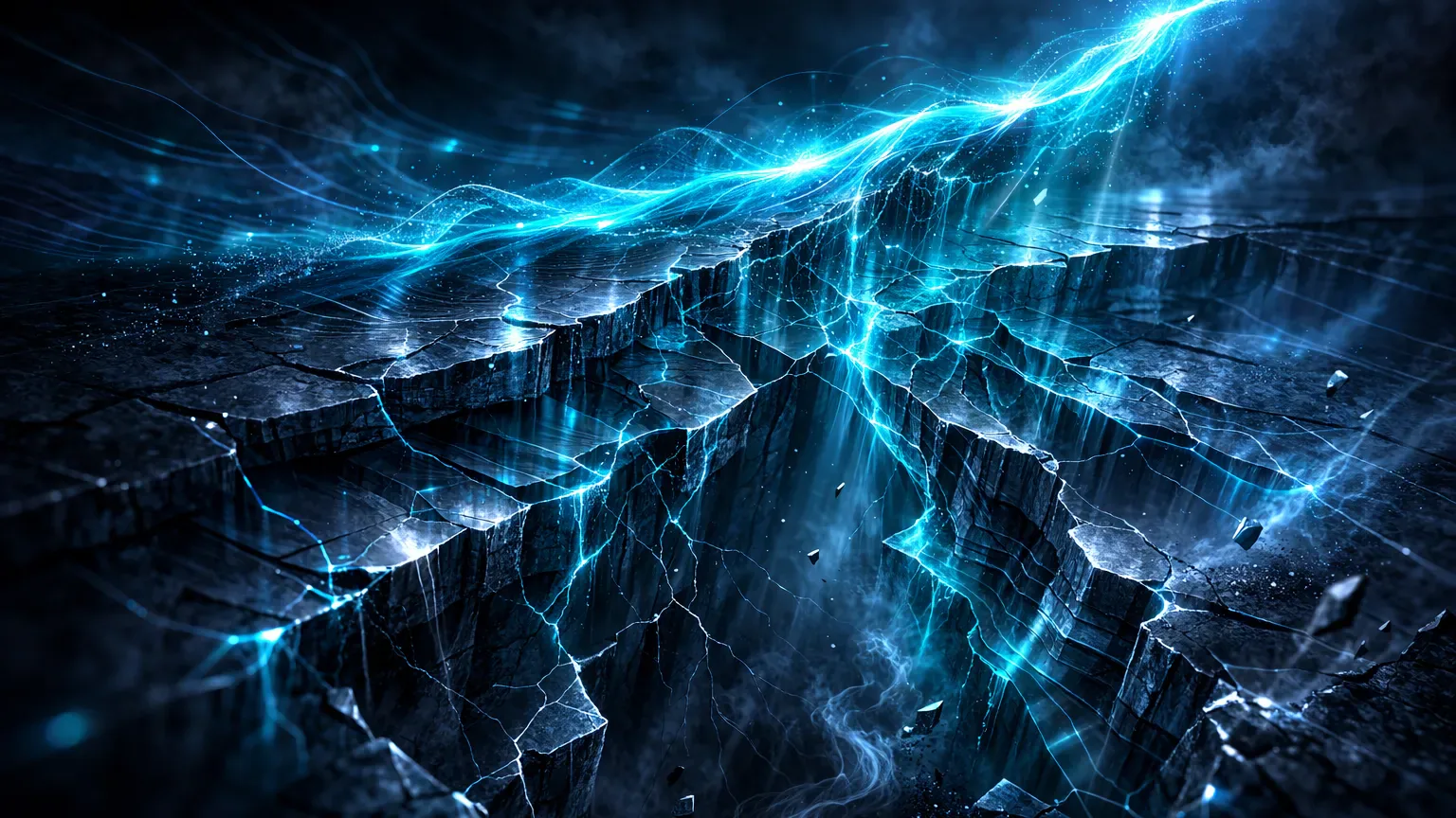 Abstract visualization of confidence growing from short-term crypto wins before underlying luck is revealed