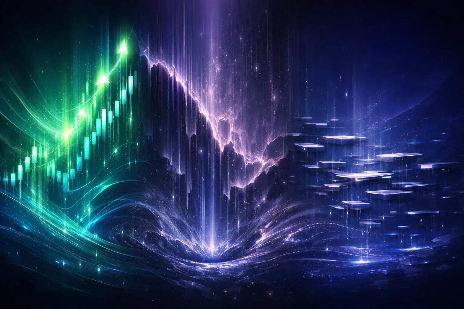 Regime shift visualization showing changing cost environments in crypto markets