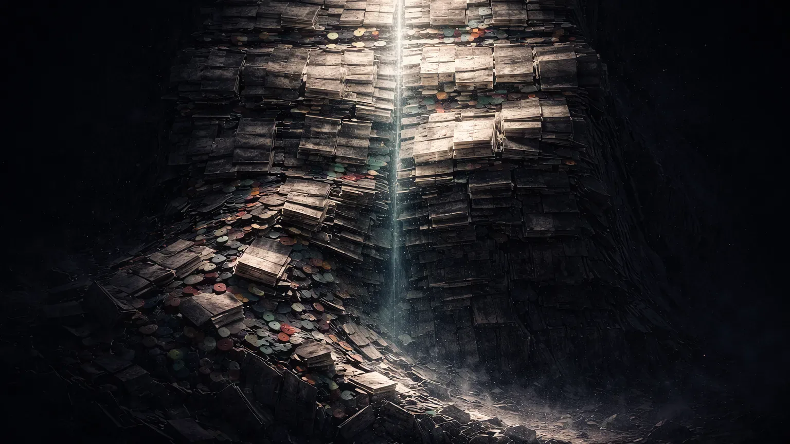 Abstract transformation of chaotic trades into structured weekly performance patterns