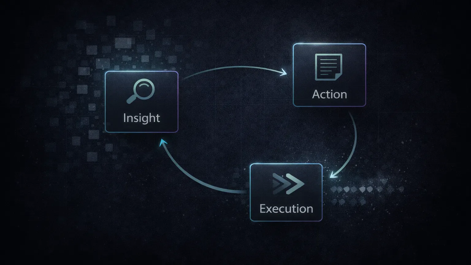 Weekly review workflow turning one insight into a single actionable focus for next week